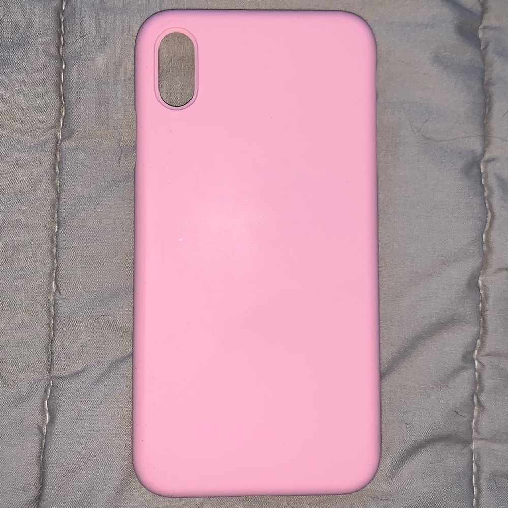 Baby Pink Silicone iPhone Xs Max Case